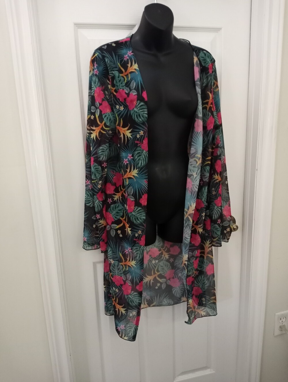 Plus Size Sheer Cover Up
